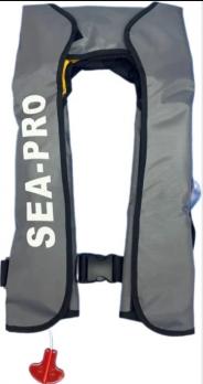 Спасательный жилет SEA-PRO автоматический серый