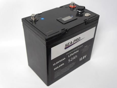 Аккумуляторная батарея SEA-PRO 52А/Ч 12,8В LiFePo4