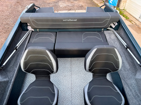 Моторная лодка Windboat 4.9 DCX (L) (серый-коричневый) - В наличии