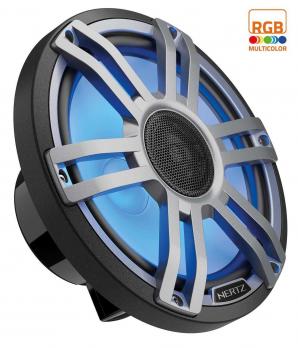 Колонки 2-полосные коаксиальные HERTZ HMX 8 S-LD-G-8"4Ohm SPORTS COAX RGB LED SET (2 шт)