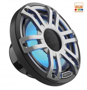 Колонки 2-полосные коаксиальные HERTZ HMX 6.5 S-LD-G-6.5"4Ohm SPORTS COAX RGB LED SET (2 шт)