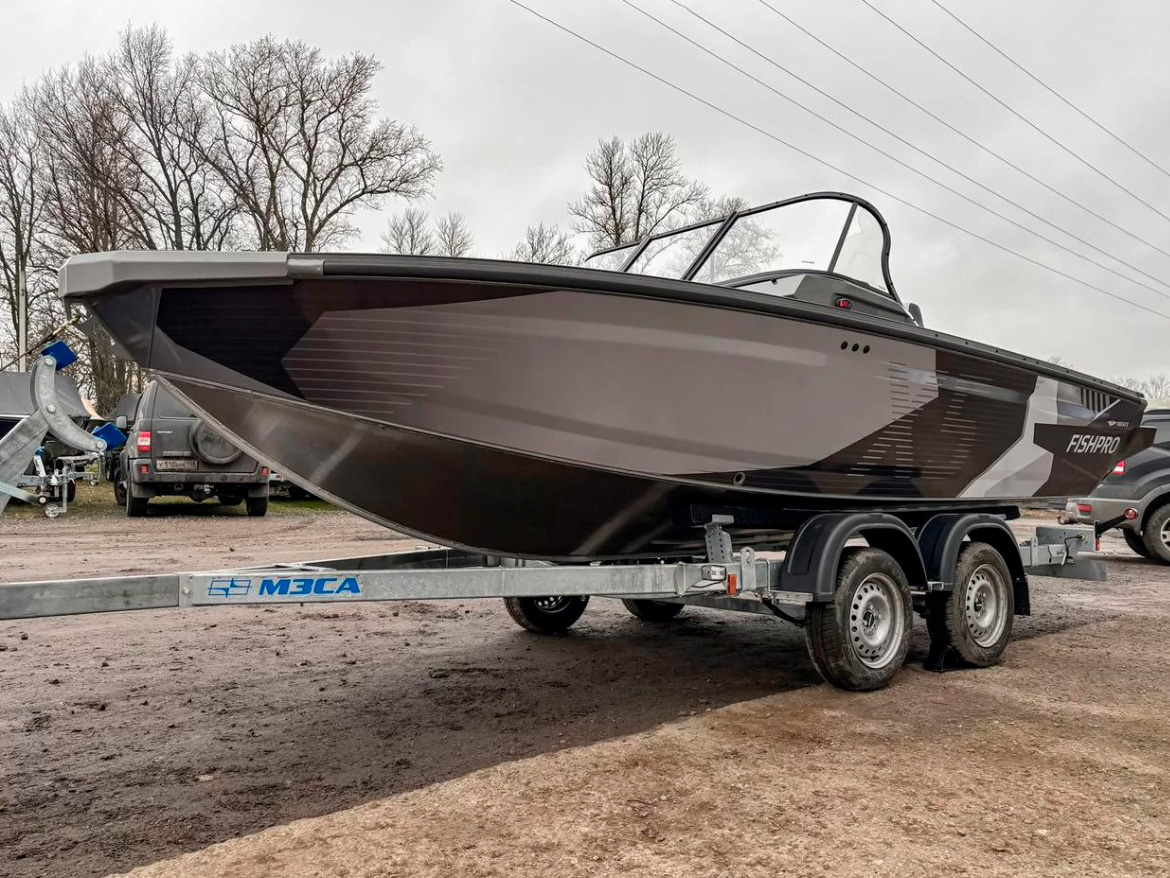 Лодка FISH PRO X5 (серый) - В наличии
