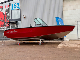 Моторная лодка Windboat 4.9 DCX (XL) (графит-вишня) - В наличии