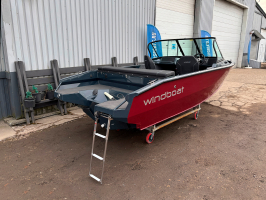 Моторная лодка Windboat 4.9 DCX (XL) (графит-вишня) - В наличии