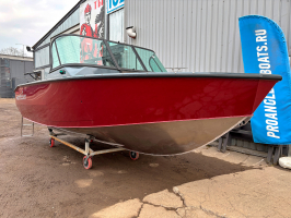 Моторная лодка Windboat 4.9 DCX (XL) (графит-вишня) - В наличии