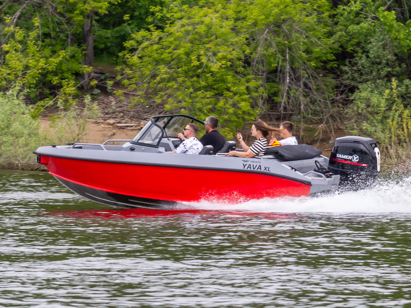 YAVA XL Fish с мотором YAMER EF130 (4T)